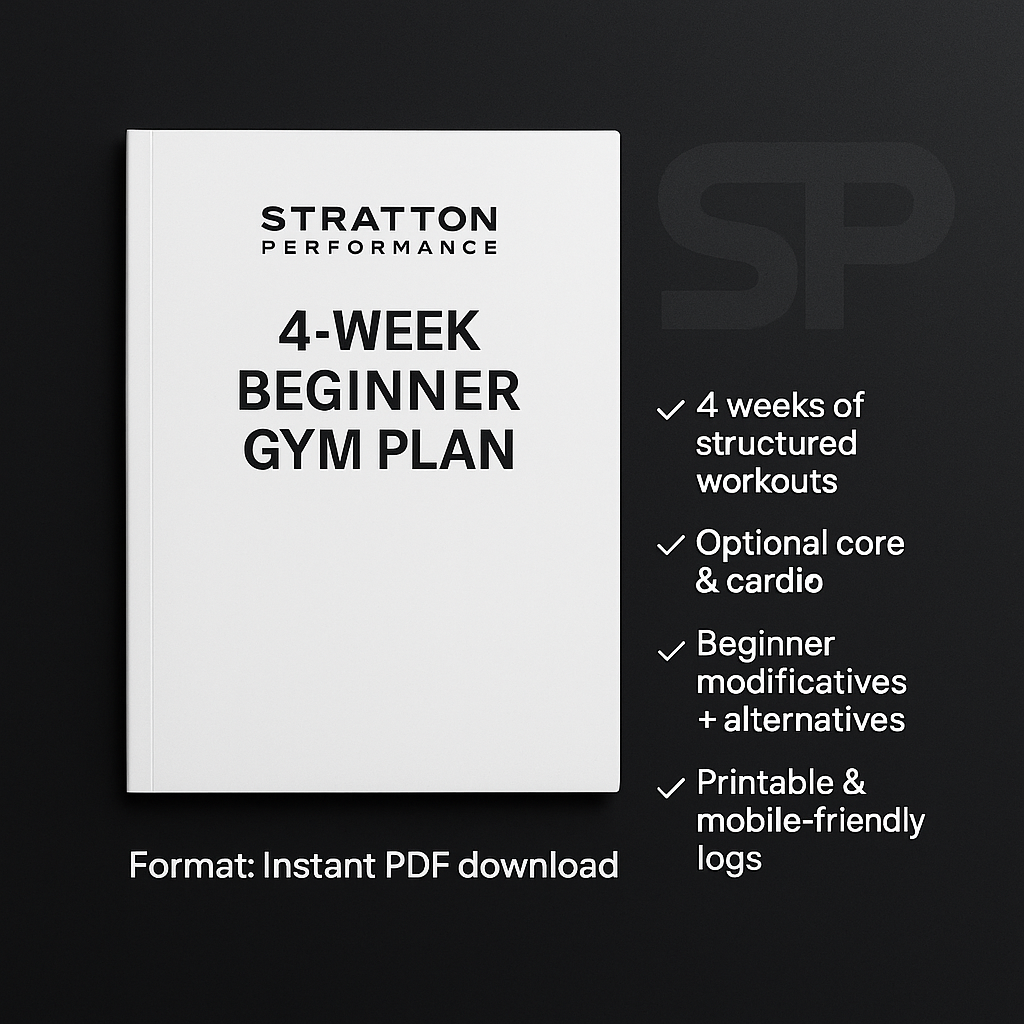 Beginner gym workout plan